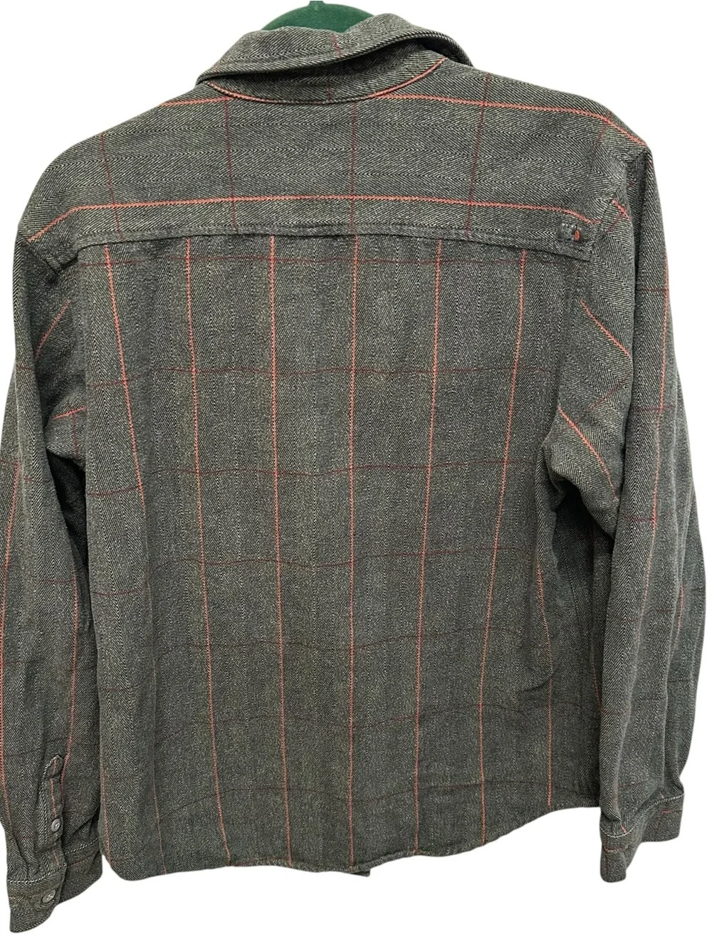 Mountain hardwear men’s thick flannel shirt size medium herringbone